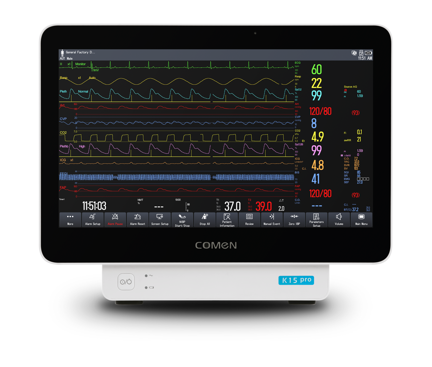 K15 Pro Patient Monitor