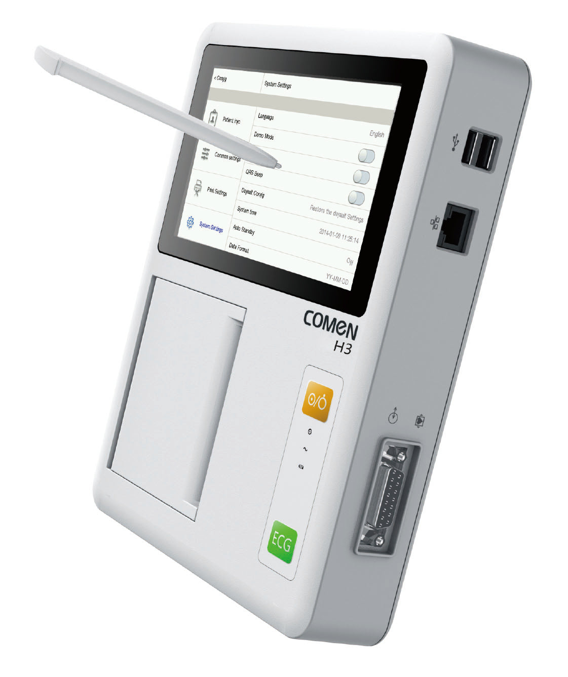 H3-V 3-Channel Electrocardiograph