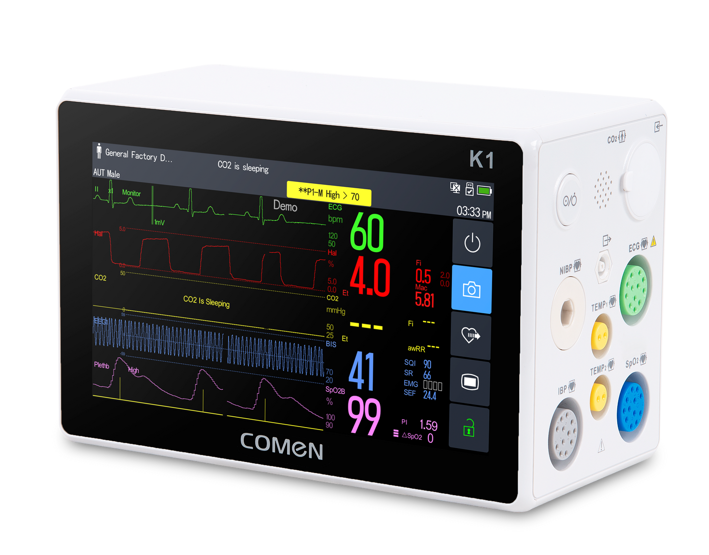 K1 Emergency and Transport Patient Monitor